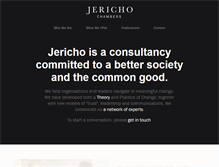 Tablet Screenshot of jerichochambers.com